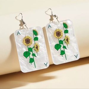 NEW Sunflower Earrings